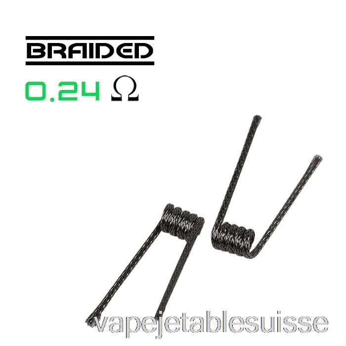 Vape Suisse Wotofo Comp Wire - Bobines Préconstruites Tressées 0,24ohm - Pack De 10